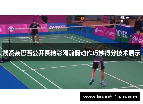 戴资颖巴西公开赛精彩网前假动作巧妙得分技术展示 戴资颖巴西公开赛精彩网前假动作巧妙得分技术展示